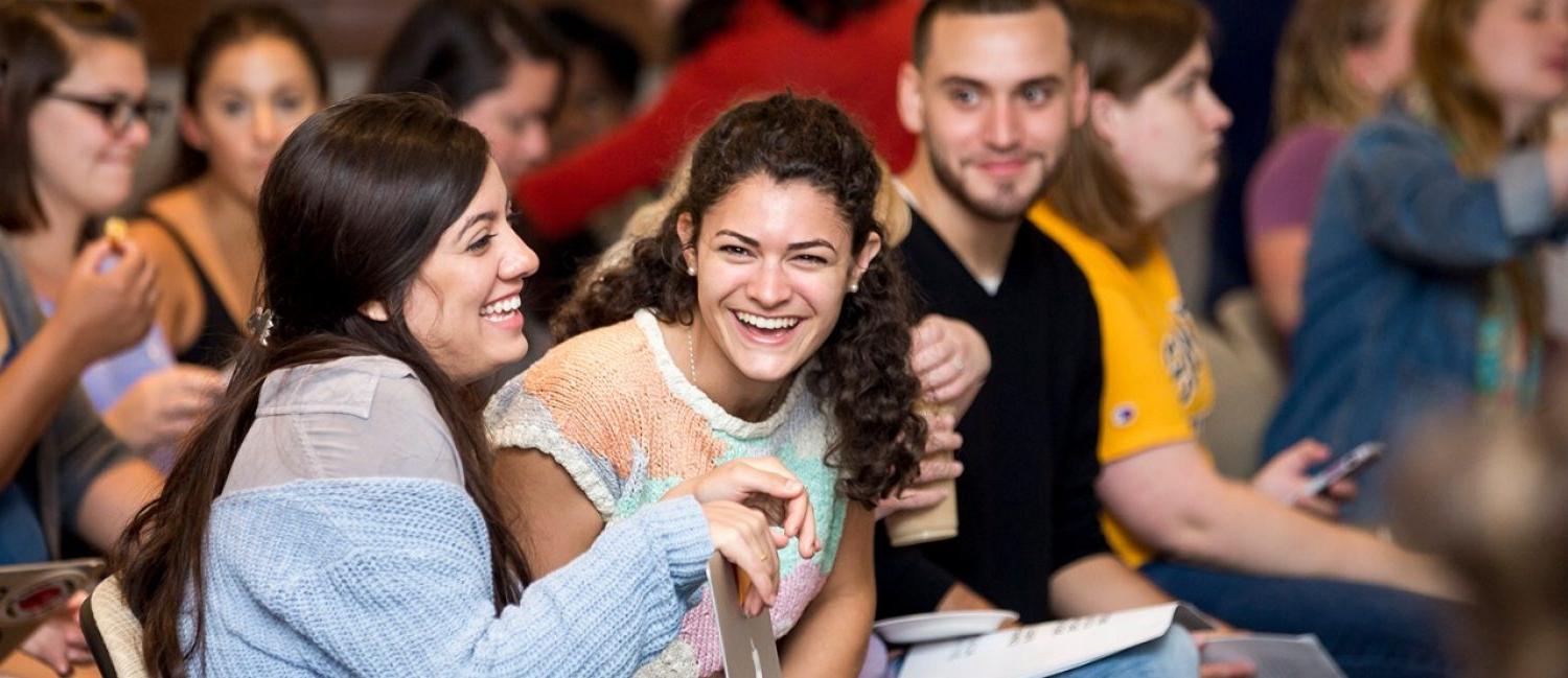 Students Laughing